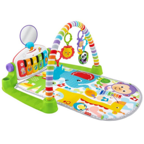 Fisher-Price Deluxe Kick & Play Piano Gym - Green