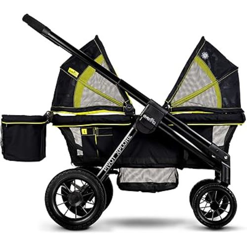 Evenflo Pivot Xplore All-Terrain Stroller Wagon (Wayfarer Black)