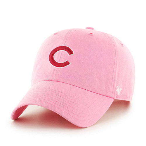 Chicago Cubs Infant Pink Adjustable Cap by '47®