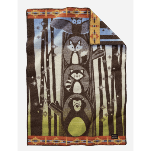 WOODLAND NEIGHBORS CRIB BLANKET