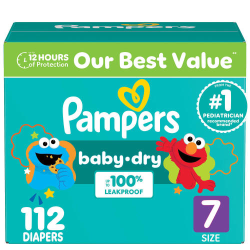 Pampers Baby Dry Diapers, Sizes 1-7 - Sam's Club