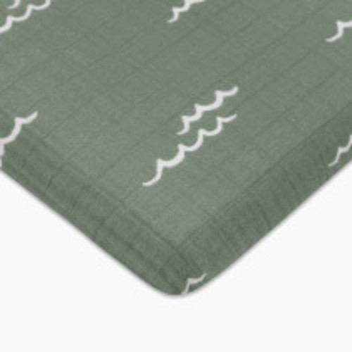 babyletto All-Stages Midi Crib Sheet - Ocean Waves