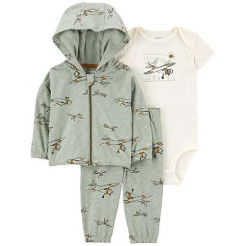 Baby Carter's 3-Piece Airplane Little Jacket Set