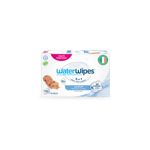 WaterWipes Sensitive+ Newborn & Baby Wipes Unscented & Hypoallergenic