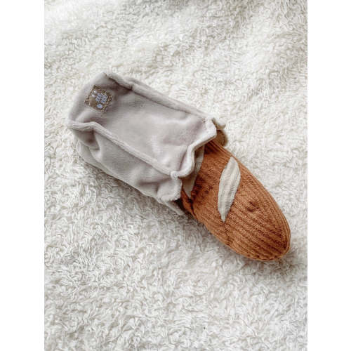Baguette Rattle – Soft Baby Sensory Toy