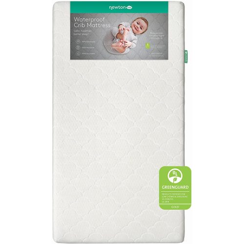 Newton Baby Crib Mattress - Waterproof Infant & Toddler Mattress, Baby Bed Mattress for Crib, Dual-Layer, Safe, Breathable & Washable Crib Mattress from Cover to Core, Deluxe 5.5 Inch-Cushion, White