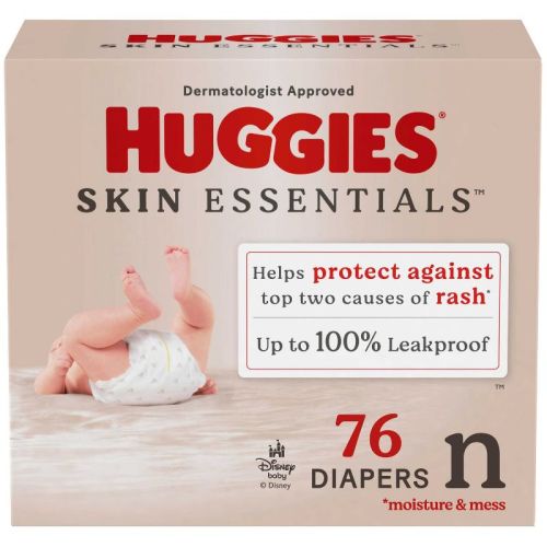 Huggies Skin Essentials Luxury Diapers – (Select Size and Count)