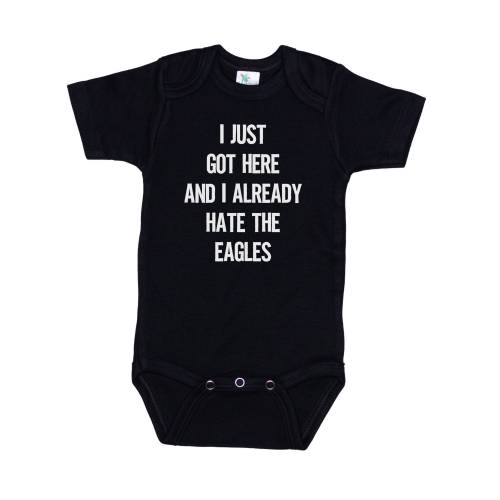 Cowboys Onesie®, I Just Got Here And I Already Hate The Eagles, Giants Onesie®, Washington Football, Football Bodysuit, Baby Cowboys Outfit