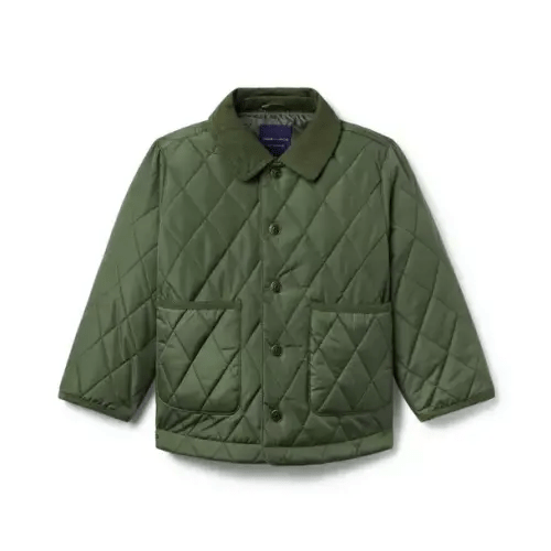 Boy Olive The Quilted Barn Jacket by Janie and Jack