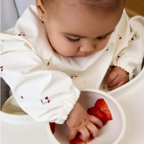 Smock Bib - Cherry / 1 Pack