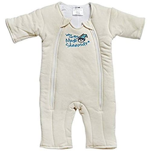 Baby Merlin's Magic Sleepsuit Cotton - Cream - 3-6 months - 3-6 months (12-18 lbs.)