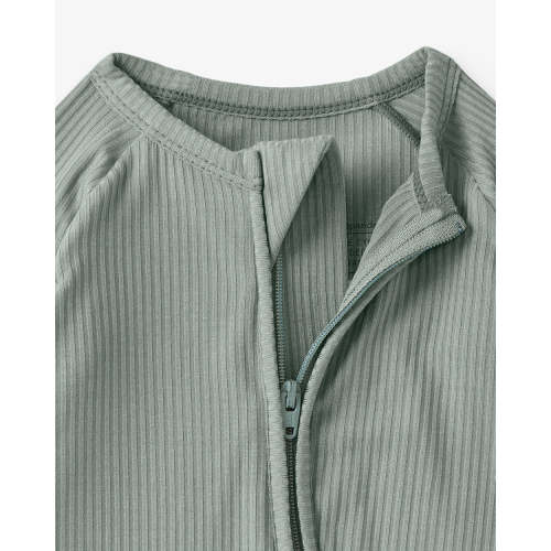 Little Sleepies Willow Ribbed Zippy, Size: 6-9 Months