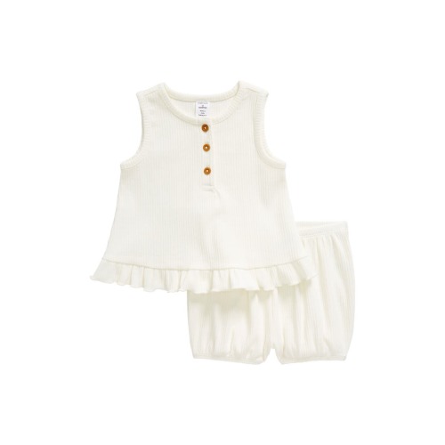 Rib Tank Top & Shorts Set