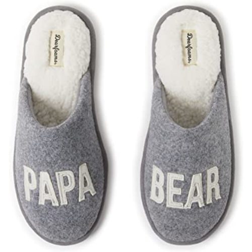 Dearfoams Men's Papa Bear Slipper