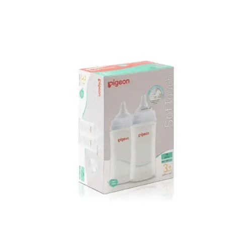 Pigeon SofTouch III Bottle PP 2Pk 240ML