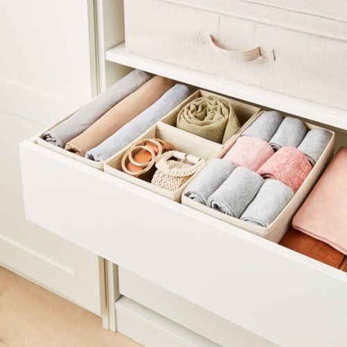 Drawer Organisers, Set of 4 - Anko