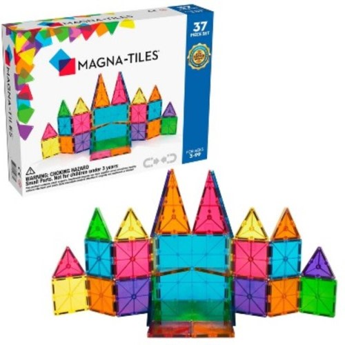 Magna-tiles Clear Colors 37pc Set