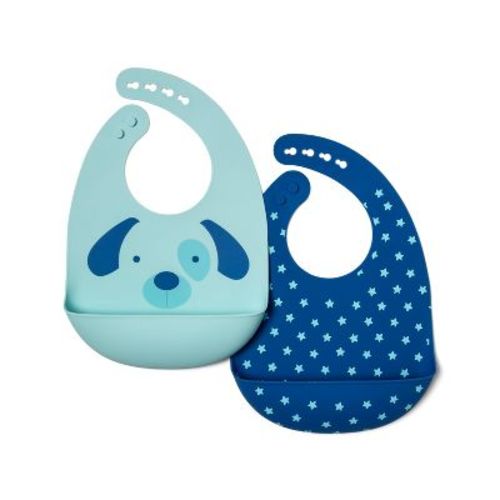Silicone Bib With Decal - Cloud Island™ Dogs/dots