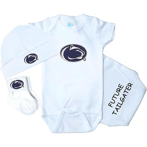 Penn State Nittany Lions Collegiate Licensed 3 Piece Baby Set