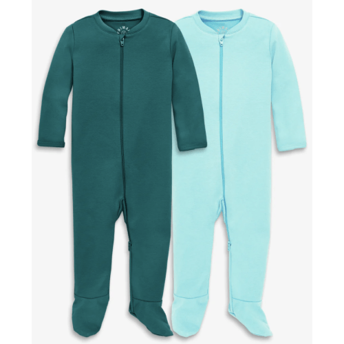 The Baby Organic Zip Footie 2-pack | Primary.com