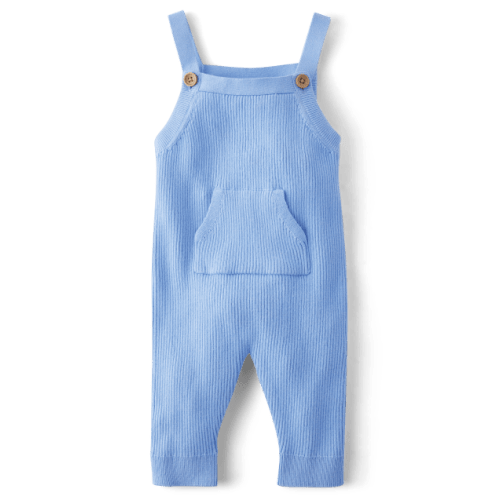 Baby Boys Ribbed Overalls - Homegrown by Gymboree - Blue