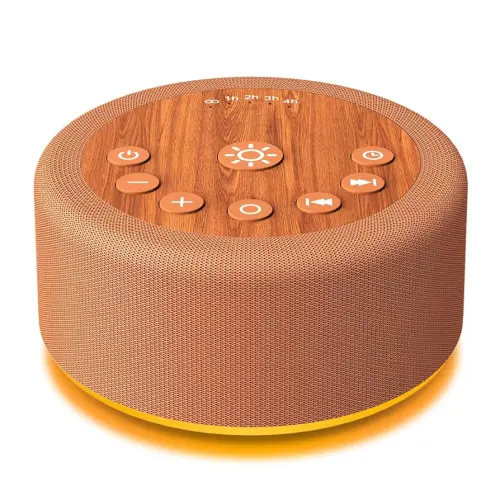 Sleep Sound Machine White Noise Machine with 30 Non Looping Sounds 12 Night light Colors with 5 Timers 36 Adjustable Volume Memory Function Brown Noise Machine for Baby kid Adult & Home Nursery Travel