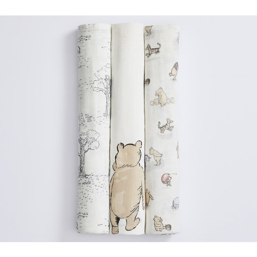 Disney's Winnie the Pooh Organic Muslin Swaddle Set