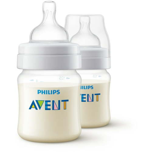 Philips Avent SCF400/27 Anti-colic bottle, Clear, 4oz, 2pk