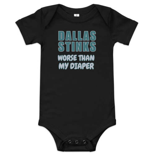 Dallas Stinks Baby Onesie