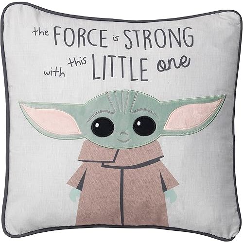 Lambs & Ivy Star Wars The Child/Baby Yoda Decorative Nursery Throw Pillow