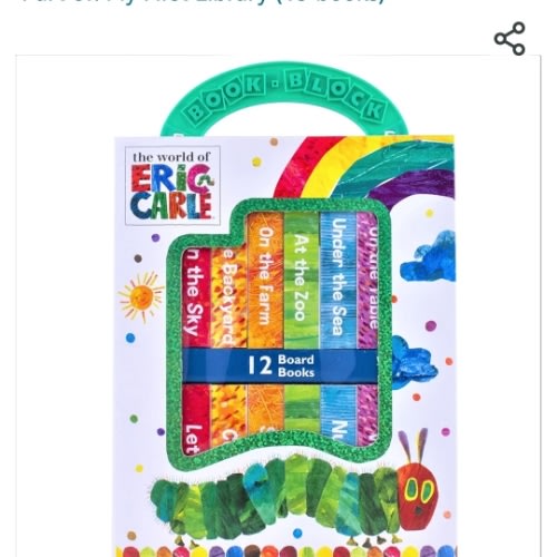 Amazon.com: World of Eric Carle, My First Library 12 Board Book Set - First Words, Alphabet, Numbers, and More! Baby Books - PI Kids: 9781503723009: Editors of Phoenix International Publications, Editors of Phoenix International Publications, Eric Carle: