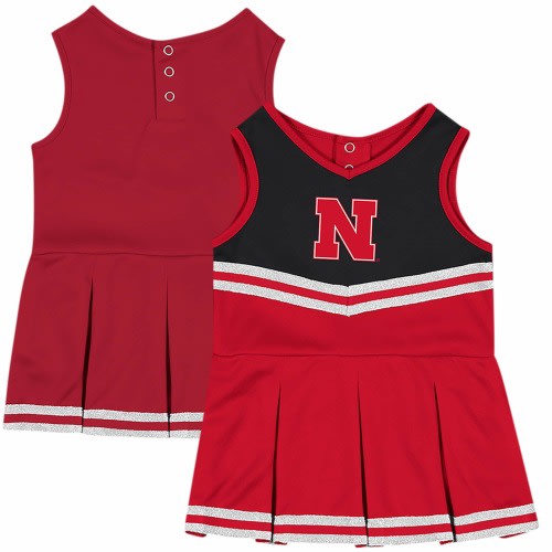 0-3mo Colosseum Scarlet Nebraska Huskers Dress