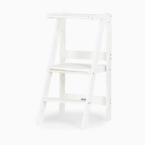 dadada Folding Toddler Tower - White