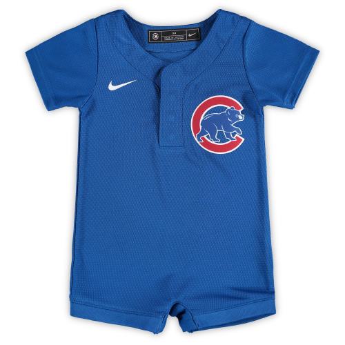 Newborn & Infant Chicago Cubs Nike Royal Official Jersey Romper