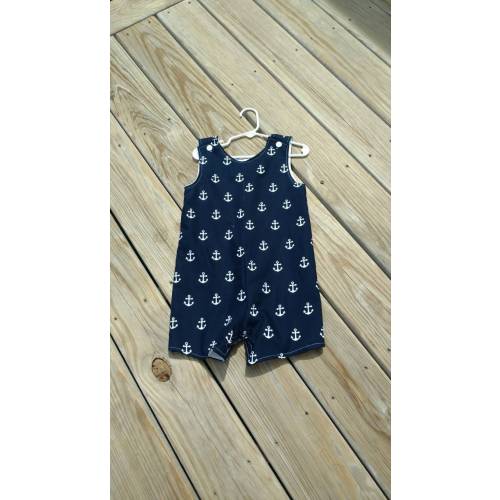 boys anchor outfit / boys beach clothing / anchors / handmade baby gift / boys nautical birthday / baby boy beach wear / toddler boy outfit