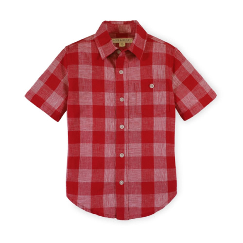 Linen Short Sleeve Button Down Shirt - Baby