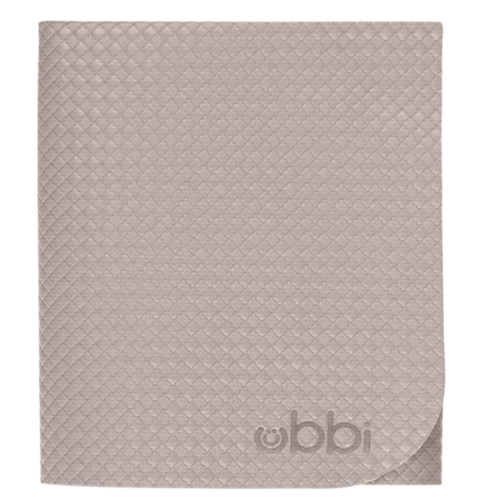 Ubbi On-The-Go Diaper Changing Baby Mat, Soft and Comfortable Diaper Bag Accessory Must Have for Newborns, Easy to Clean, Portable Folding Pad, Baby Traveling Accessories, Taupe