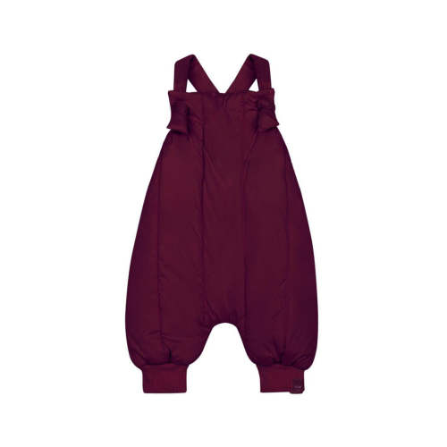 Baby Quilted Dungarees - Maroon – Manymoons