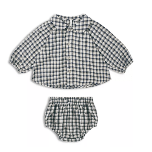 Girls' Nellie Check Shirt & Bloomers Set - Baby