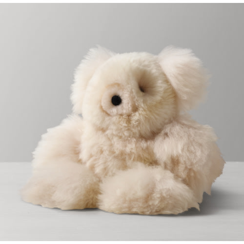 Handcrafted Premium Huacaya Alpaca Bear - Buff