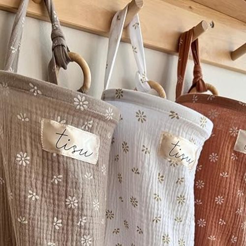 Nursing Cover for Baby Breastfeeding & Pumping | Multi Use Car Seat Stroller Cover | Breathable Soft Muslin Cotton | Breast Feeding Apron & Shawl by TISU (White Daisy)