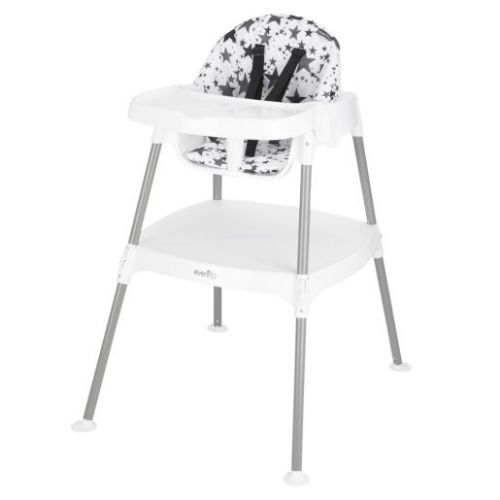 Eat & Grow 4-in-1 Convertible High Chair, Pop Star White - FREESHIPPING