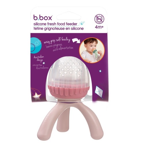 Bbox Silicone Fresh Food Feeder Blush | Food Storage and Preparation | Baby Bunting AU