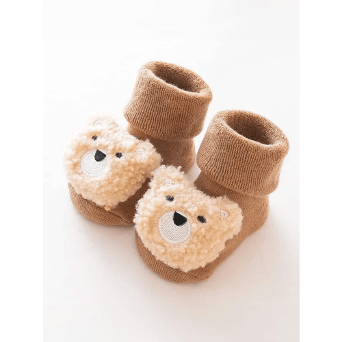 Slipper Socks, Sherpa Bear