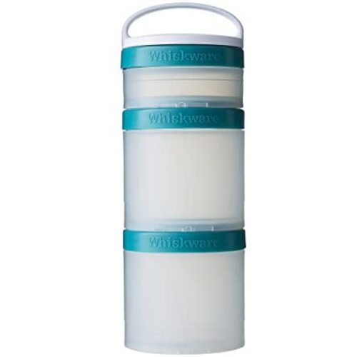 Whiskware Stackable Snack Pack, 1/3 cup+1 cup+1 cup, Teal