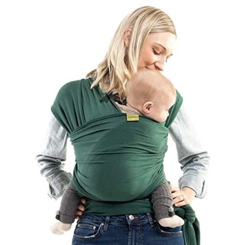 Boba Wrap Baby Carrier, Rainforest Serenity Organic - Original Stretchy Infant Sling, Perfect for Newborn Babies and Children up to 35 lbs