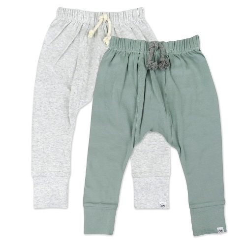 HonestBaby Multipack Honest Pants Joggers Pull on 100% Organic Cotton for Infant Baby and Toddler, Boys, Girls, Unisex