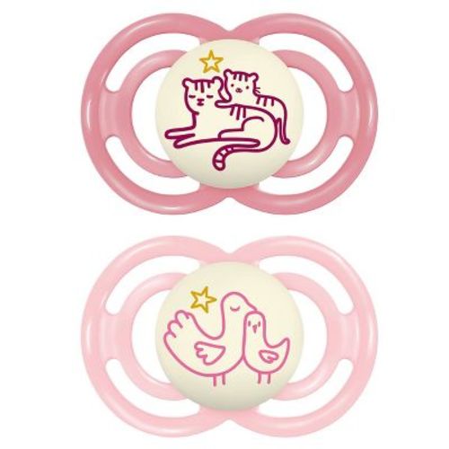 Mam Pacifier Perfect Night 6-16m - 2pk - Girl