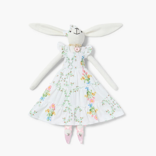 Beatrice The Nap Dress Bunny - Pastel Trellis - Hill House Home