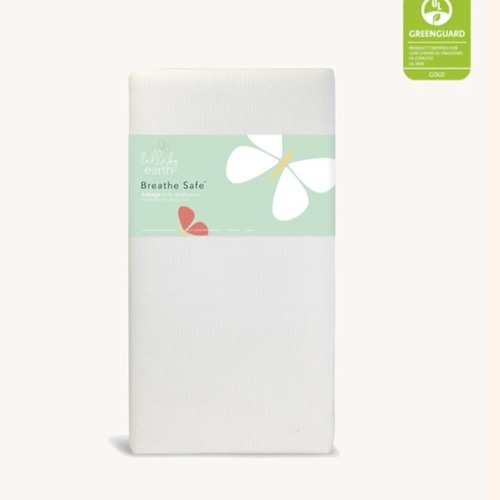 Lullaby Earth Breathe Safe Full Crib Mattress with Washable Cover